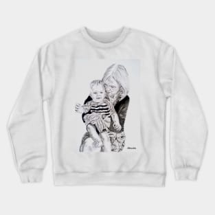 Love is...Nan and grandson by AllansArts Crewneck Sweatshirt